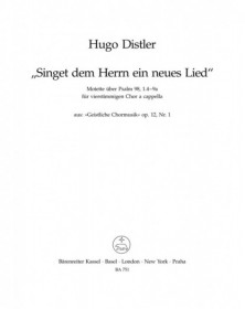 Singet dem Herrn ein neues...