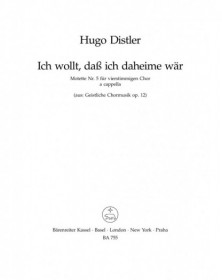 Ich wollt, dass ich daheime...