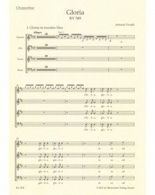 Gloria RV 589 (Chorus Score)