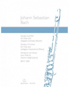 J.S. Bach : Sonate en Sol Mineur BWV 1020