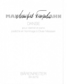 Danse pour clarinet et piano