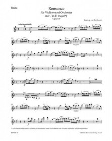 Romances in F major and G...