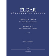 Edward Elgar : Concerto en mi mineur Op. 85 (Conducteur)