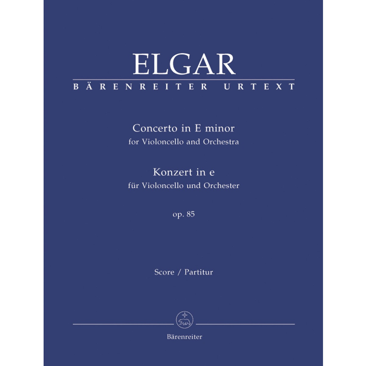 Edward Elgar : Concerto en mi mineur Op. 85 (Conducteur)