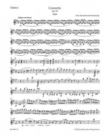 Concerto for Violin and...