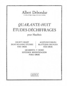 Albert Debondue : 48 Etudes Déchiffrages Hautbois