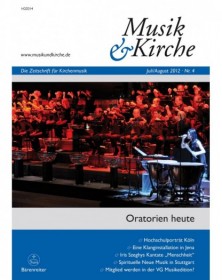 Musik und Kirche, Heft 4/2012