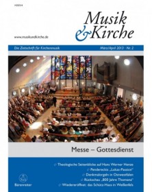 Musik & Kirche, Heft 2/2013