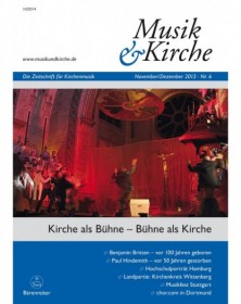 Musik & Kirche, Heft 6/2013