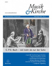 Musik & Kirche, Heft 2/2014