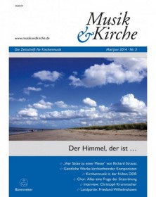Musik & Kirche, Heft 3/2014