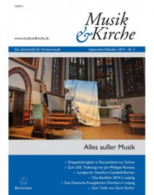 Musik & Kirche, Heft 5/2014
