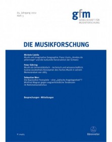 Die Musikforschung, Heft...