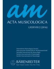 Acta Musicologica, Heft 2/2016