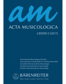 Acta Musicologica, 2/2017