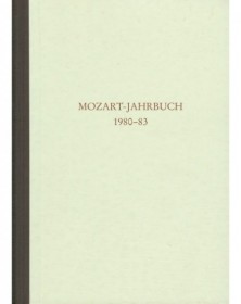 Mozart-Jahrbuch 1980/83