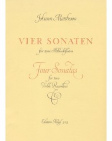 Vier Sonaten fur zwei...