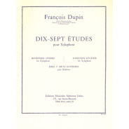 François Dupin : 17 Etudes pour Xylophone