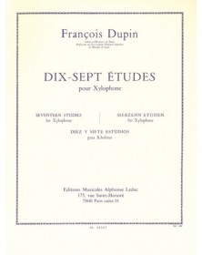 François Dupin : 17 Etudes pour Xylophone