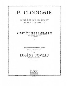 Vingt (20) Etudes Chantantes - Clodomir - Alphonse Leduc