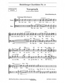 Heidelberger Chorblatter...