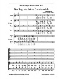 Heidelberger Chorblatter Nr. 2