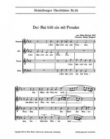 Heidelberger Chorblatter...