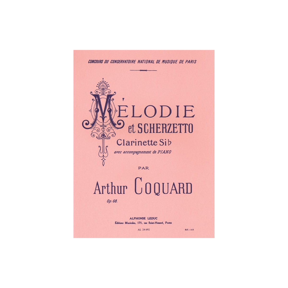 Arthur Coquard : Mélodie Et Scherzetto Op.68