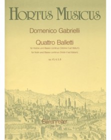 Quattro Balletti fur...