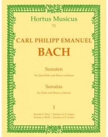 C.P.E. Bach : Sonates Vol. 1 (sol majeur et mi mineur)