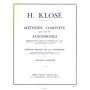 Méthode complète de Saxophone- Klosé - Alphonse Leduc