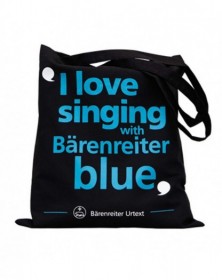 Blue Cotton Tote Bag