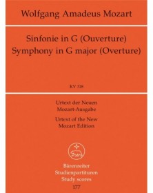 Symphony No. 32 G major KV 318