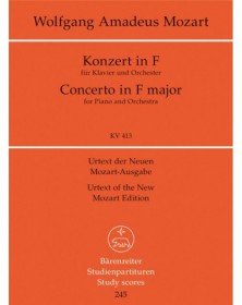 Piano concerto F KV413