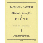 Méthode Complète de Flûte Vol. 1 - Taffanel Gaubert - Alphonse Leduc