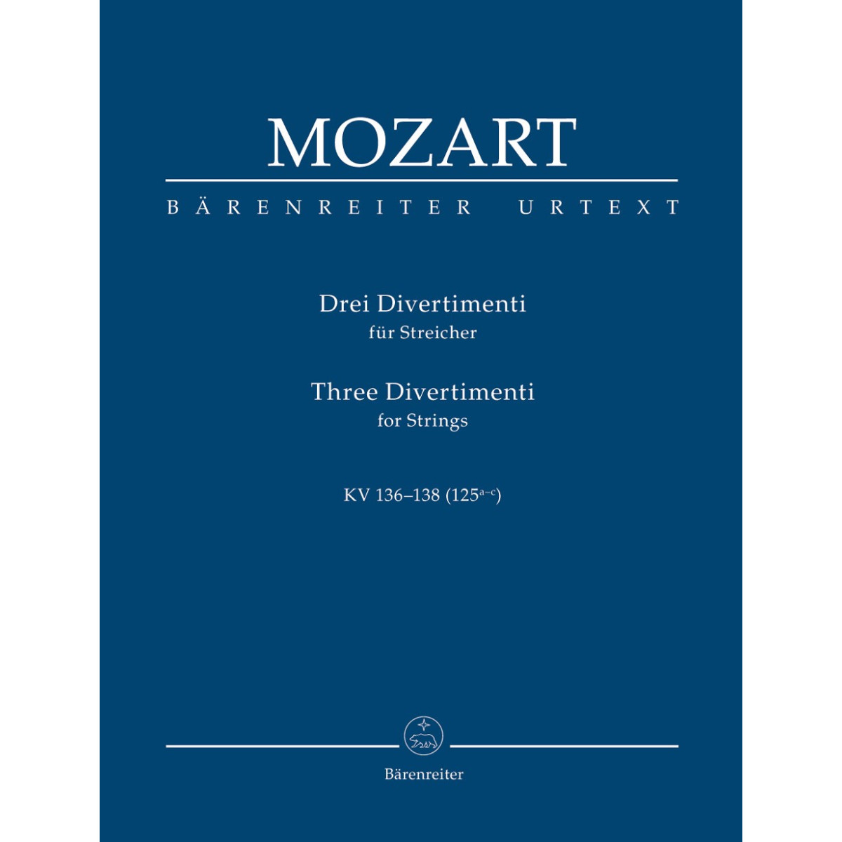 Three Divertimenti for Strings KV 136-138
