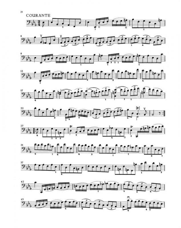 JS BACH - 6 Suites pour Violoncelle Seul BWV 1007-1012 - Barenreiter - BA320 - 9790006401390