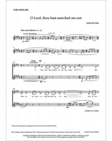 O Lord Thou Hast Searched...