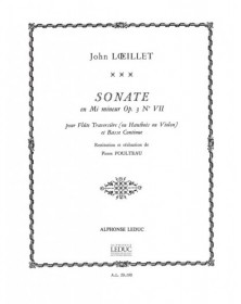 John Loeillet: Sonate Op.3,...