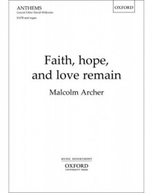 Faith, hope, and love remain