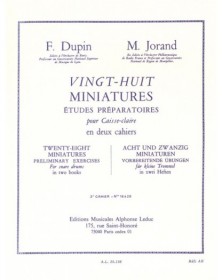 François Dupin et Marcel Jorand : 28 Miniatures Vol. 2