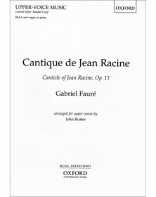 Cantique De Jean Racine Op.11