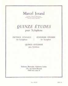 Marcel Jorand : 15 études pour xylophone
