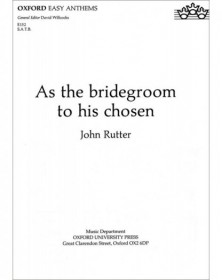 As The Bridegroom To His...