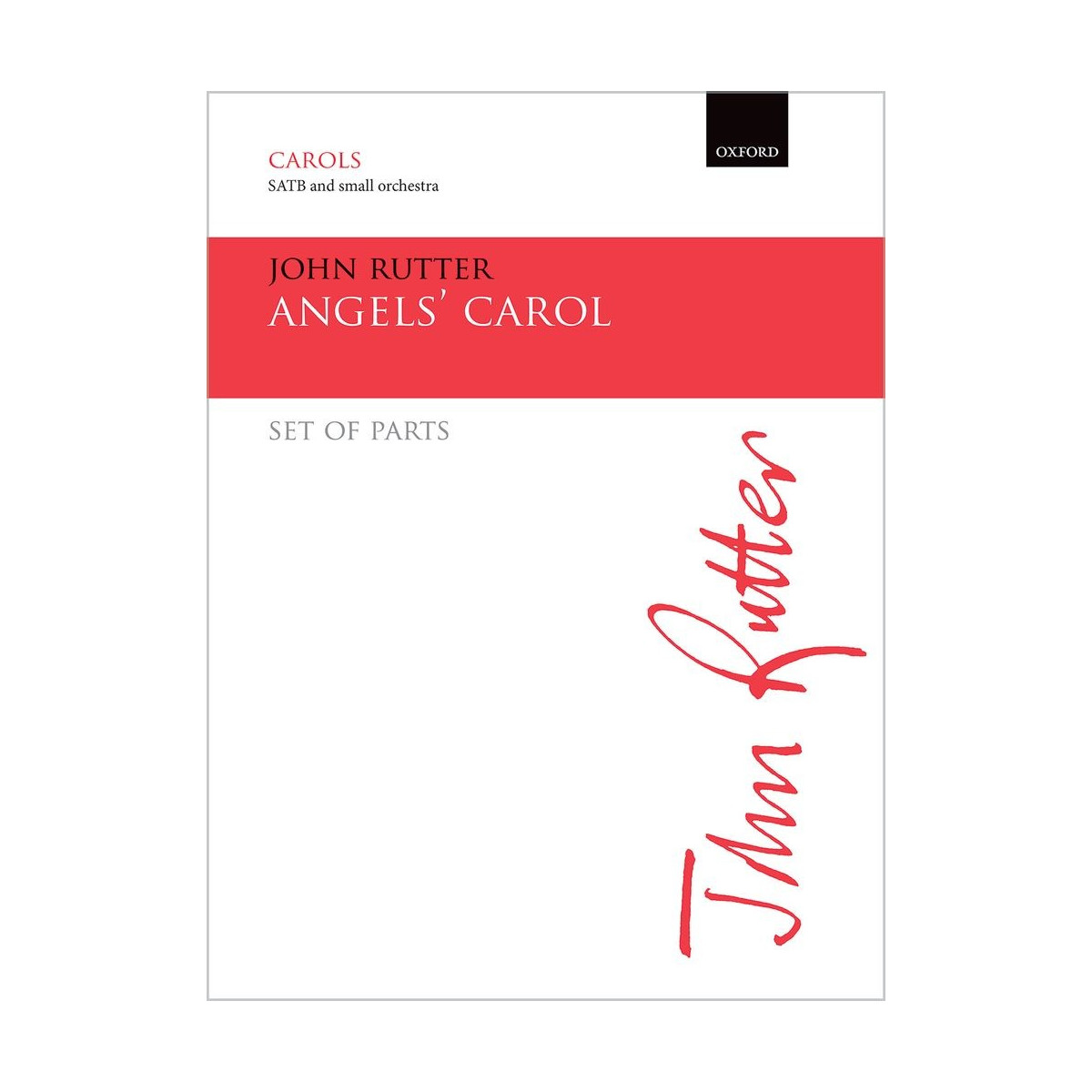 Angels' Carol - John Rutter - Set de Parties Séparées