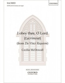 I obey thee, O Lord...
