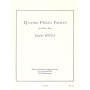 Quatre (4) Pièces Faciles - Flute et Piano - Eugène Bozza