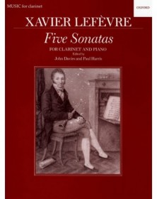 Five Sonatas For Clarinet...