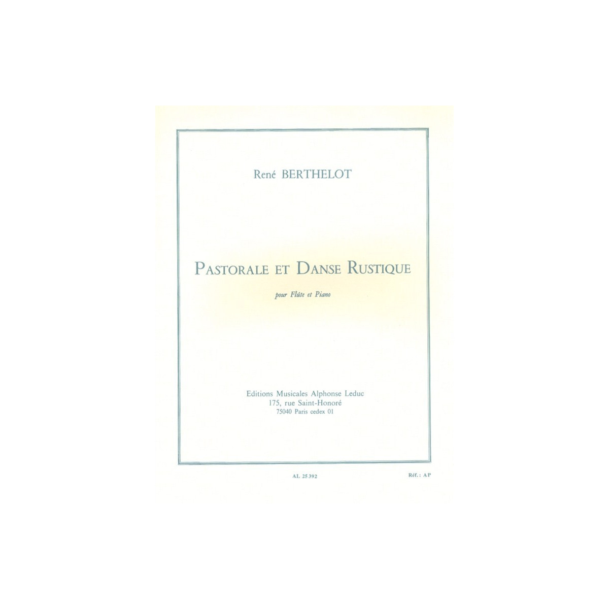 Pastorale Et Danse Rustique