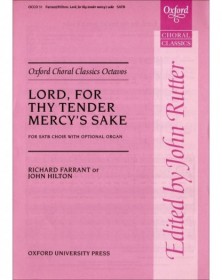 Lord, for thy tender...